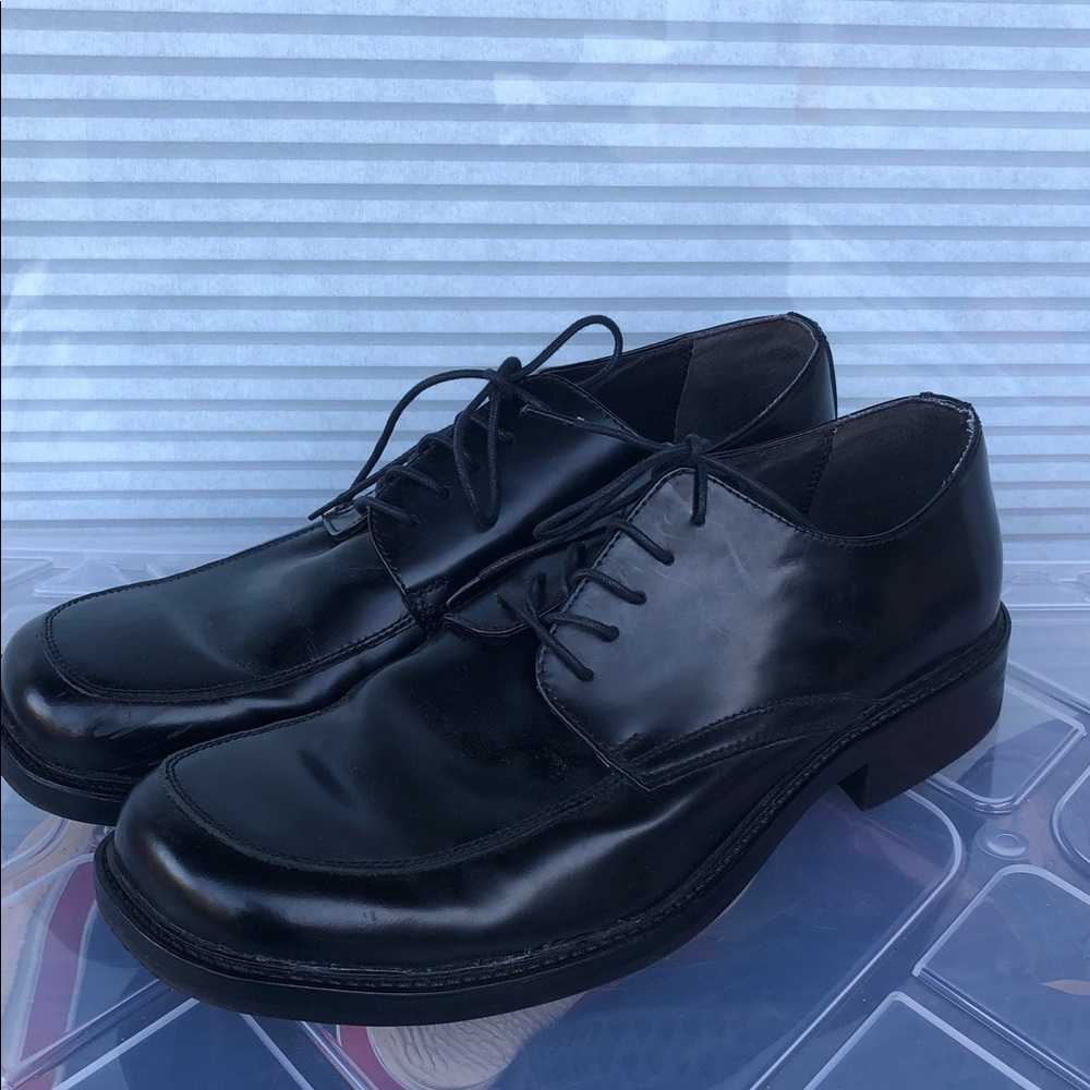 Brown Shoe Milano 72705-0 Men’s Black Laces Dress Shoes Size 13M